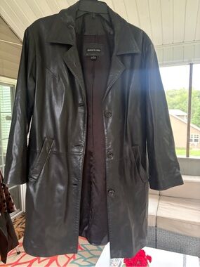 elements by vakko Genuine Leather Jacket